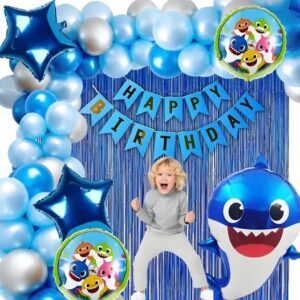 Baby Shark Theme Birthday Decoration Set