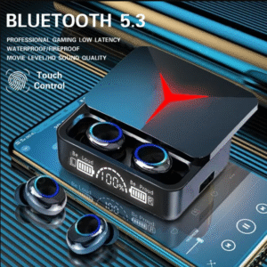 M90 Pro Bluetooth 5.3 TWS Bluetooth Stereo Waterproof In-Ear Headset With Microphone