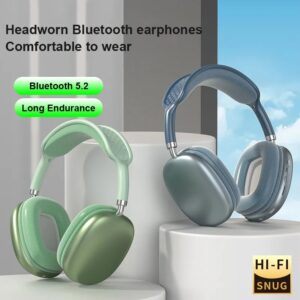 P9 Bluetooth Wireless Headphones With Microphone Noise Cancellation Stereo HIFI Gaming Headset 7.1 Surround Sound
