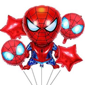Spider man theme Birthday balloons set