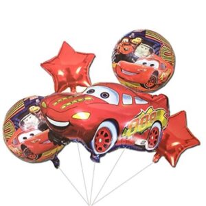 Car theme birthday balloons set