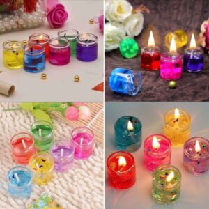 Mini gel candle 6pcs